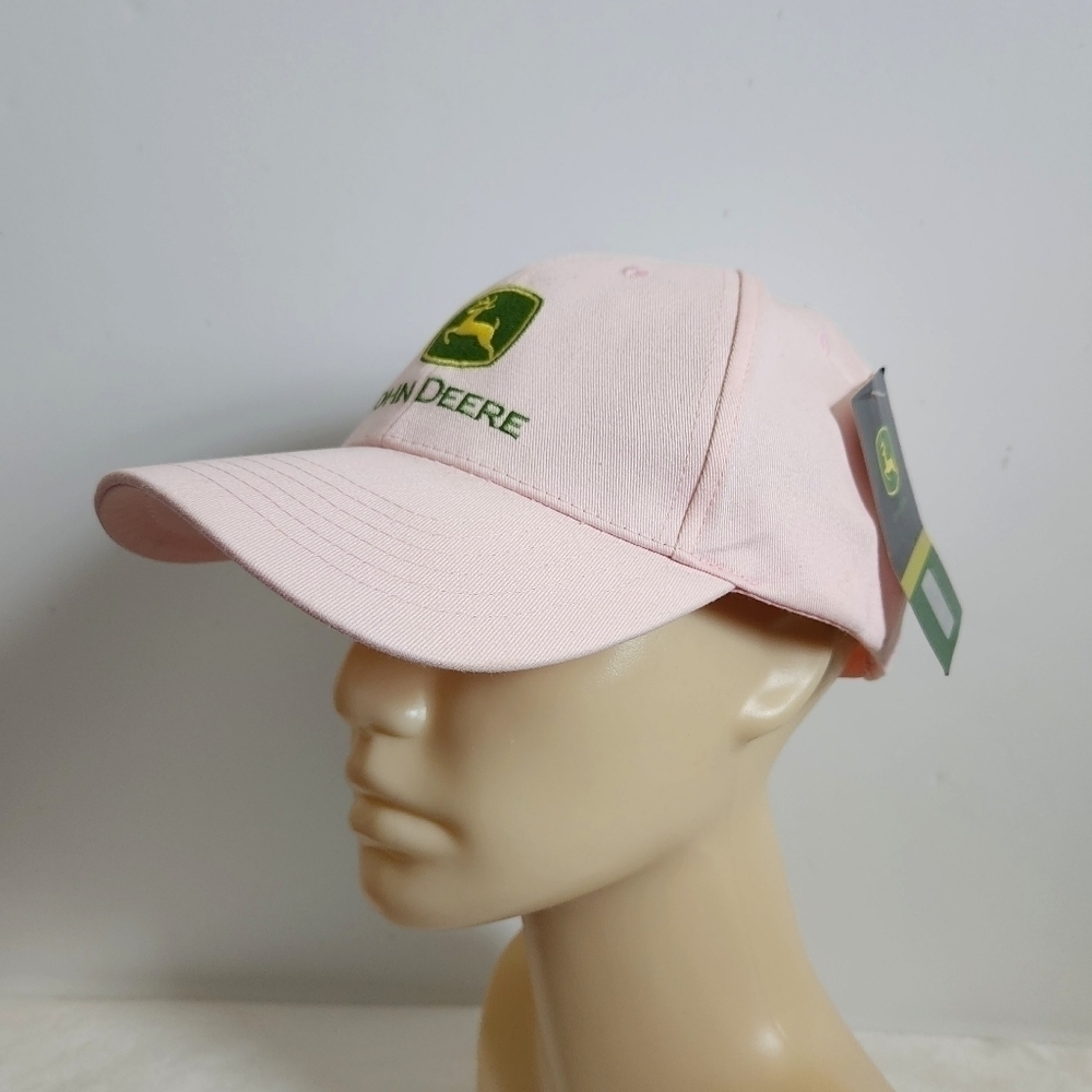 John Deere Soft Pink Baseball Hat Cap NWT - Picture 5 of 15